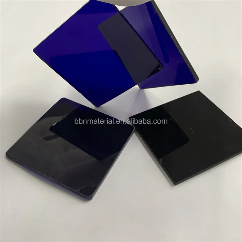 UV Band Pass & IR Cut Filter Glass Set - 2 Piece ZWB2 Filter With Frame For Photography & Science
