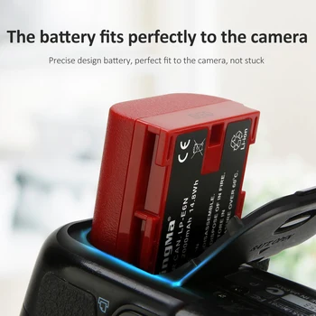 KingMa-BM045-LPE6N Fully Decoded 2000mAh Camera Battery and Triple Charger for Canon LP-E6 LPE6N 6D2 EOS R XC10 detail image