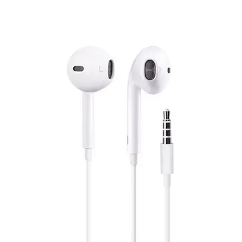 wired earphones 3.5 mm HD Stereo Earpiece Button Control 1.2M Deep Bass in-ear Earphone with Mic Handsfree for Mobile Phone