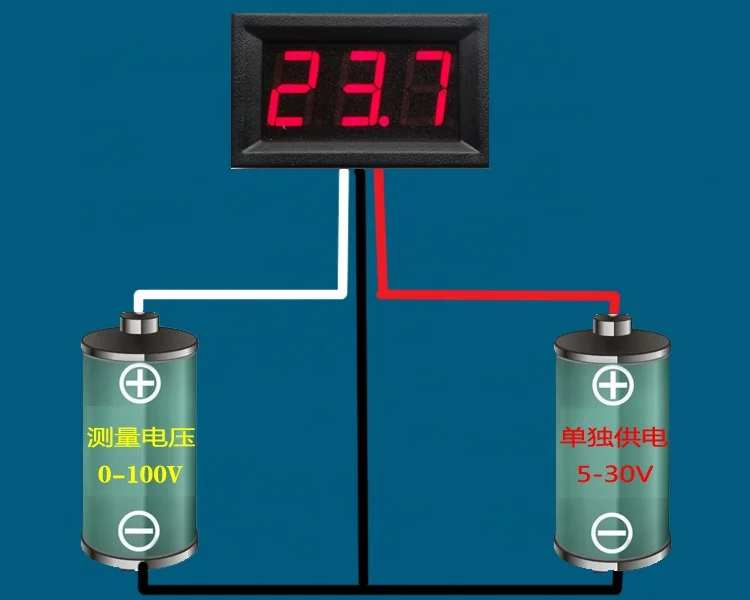 Digitale Voltmeter | 12v voltmeter digitaal bij