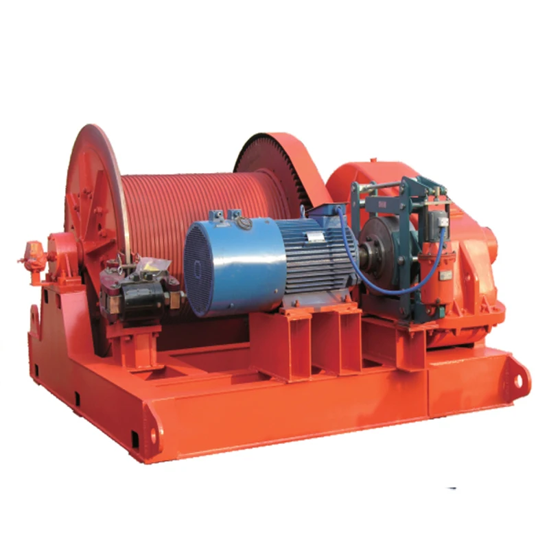 Hydraulic brake Warranty 5 Years electric Winch 10Ton with Single double Drum