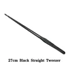 27cm black straight tweezer