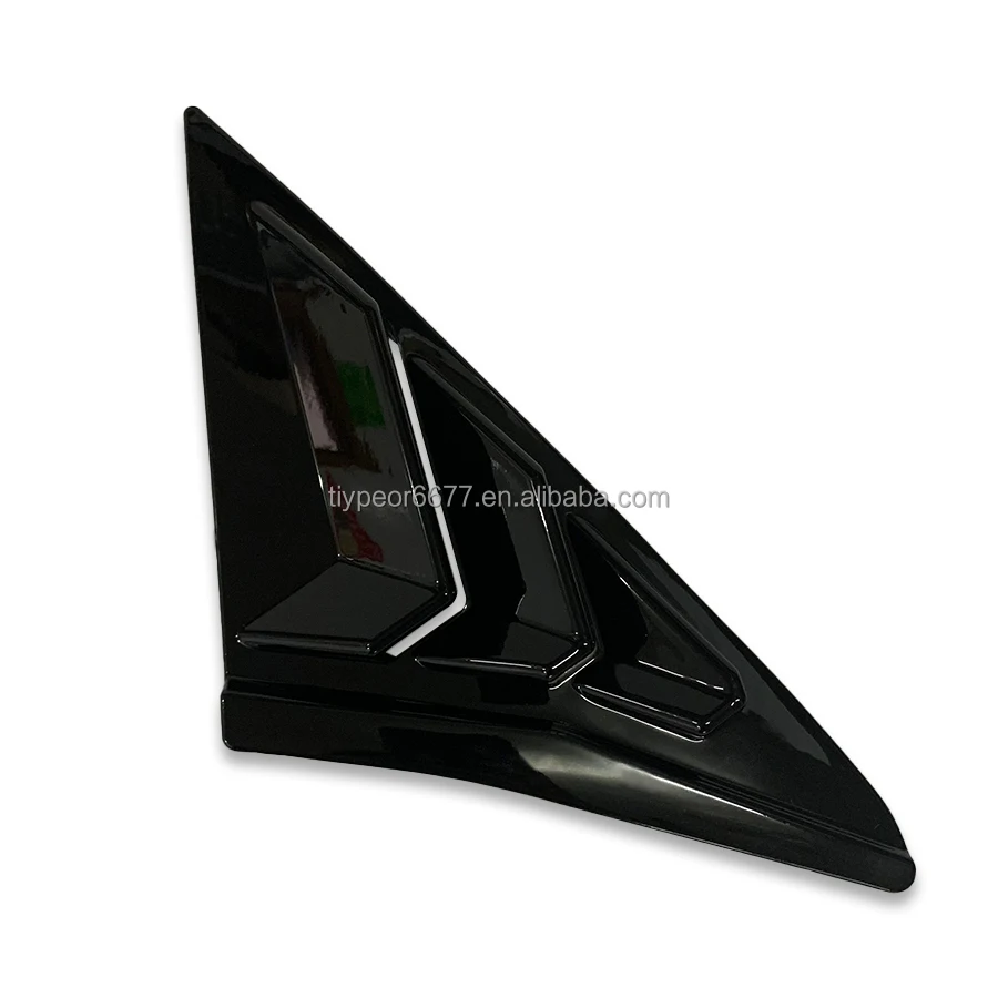 product tiypeor rear window louvers shutter cover trim for honda civic hatchback 10th gen 2017   2021   racing style decoration-10