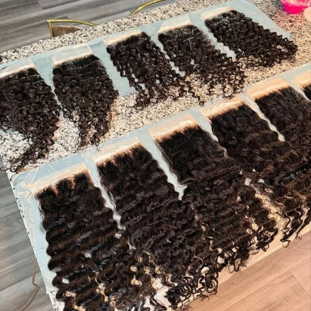 High Quality Hair Suppliers Sale 4x4 5x5 Hd Lace Closures and Frontals Cambodian Raw Cuticle Aligned Virgin Human Hair Closure