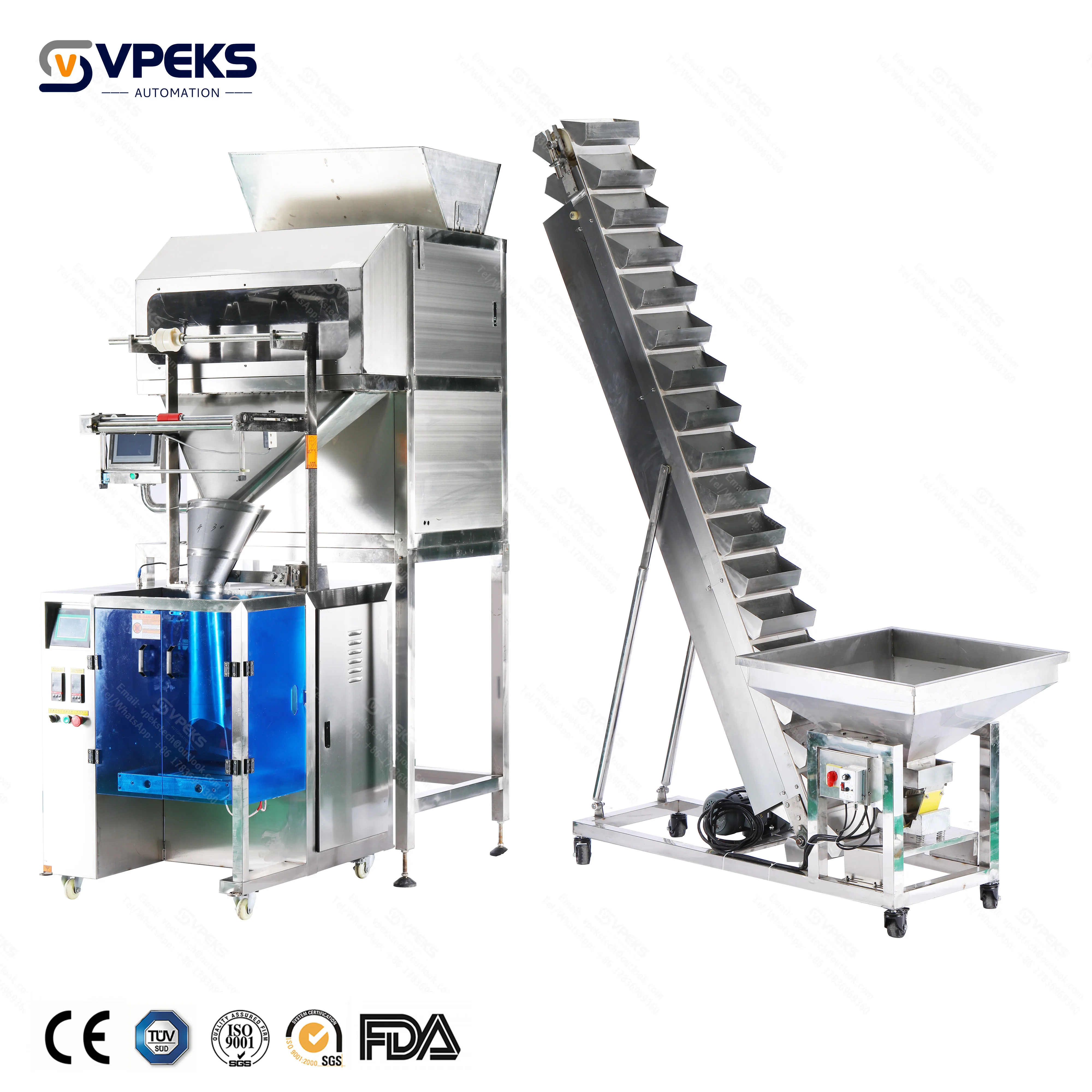 Vpeks Automated Granule And Nut Packing With Highprecision Linear