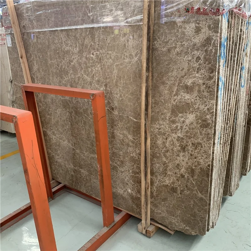 product best quality cheap crystal light emperador slab marble for bathroom wall and flooring-5