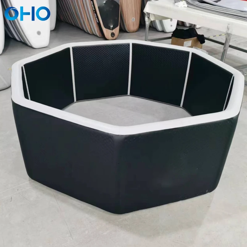 New Arrival Pro Gym Portable Ice Cold Plunge Inflatable Bath Tub for Recovery manufacture
