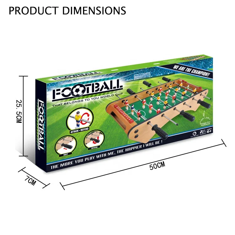 Настольная деревянная игрушка для игры в футбол в помещении