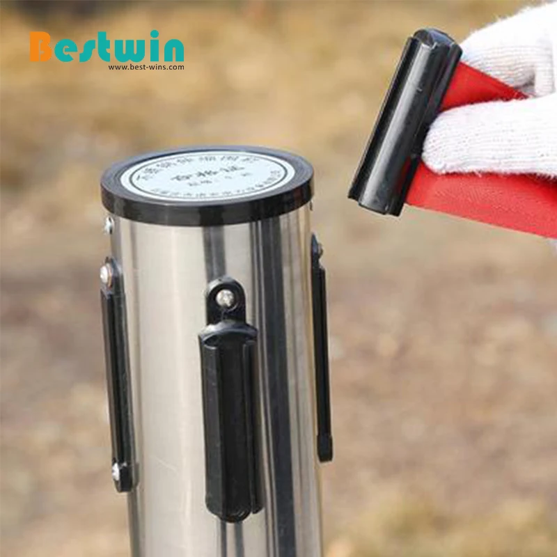 Стойка для очереди из нержавеющей стали, стойка с выдвижным ремнем для контроля толпы, стойка для выставки в отеле, банк