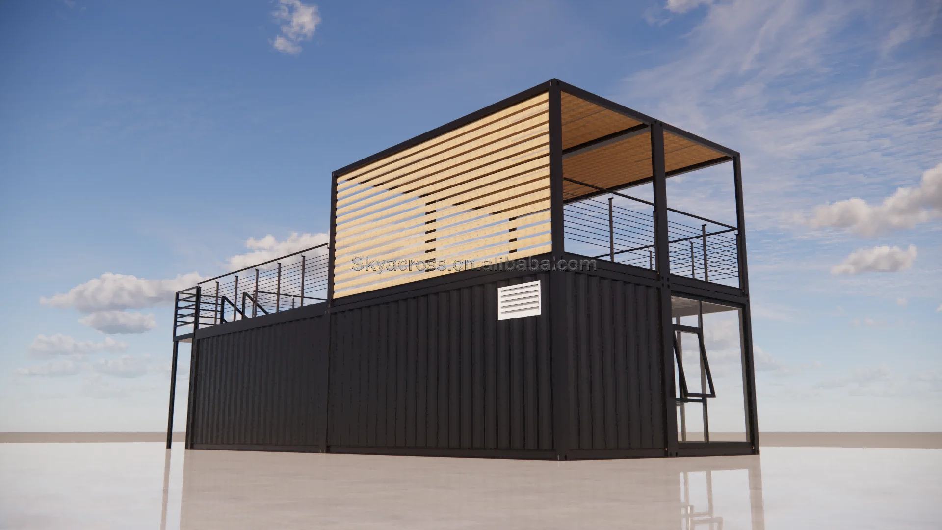 Prefabricated Container House - 3 Rooms Storage Solution