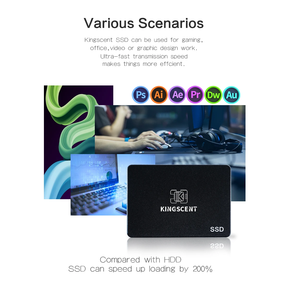 Жесткий диск 120Gb 128Gb 240Gb 256Gb 480GB 512Gb 960GB SSD Sata3 Твердотельный