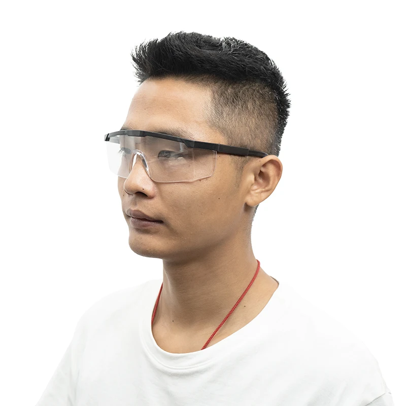 In Stock Plastic Safety Glasses Goggle Custom Riding Protective Anti UV Goggles