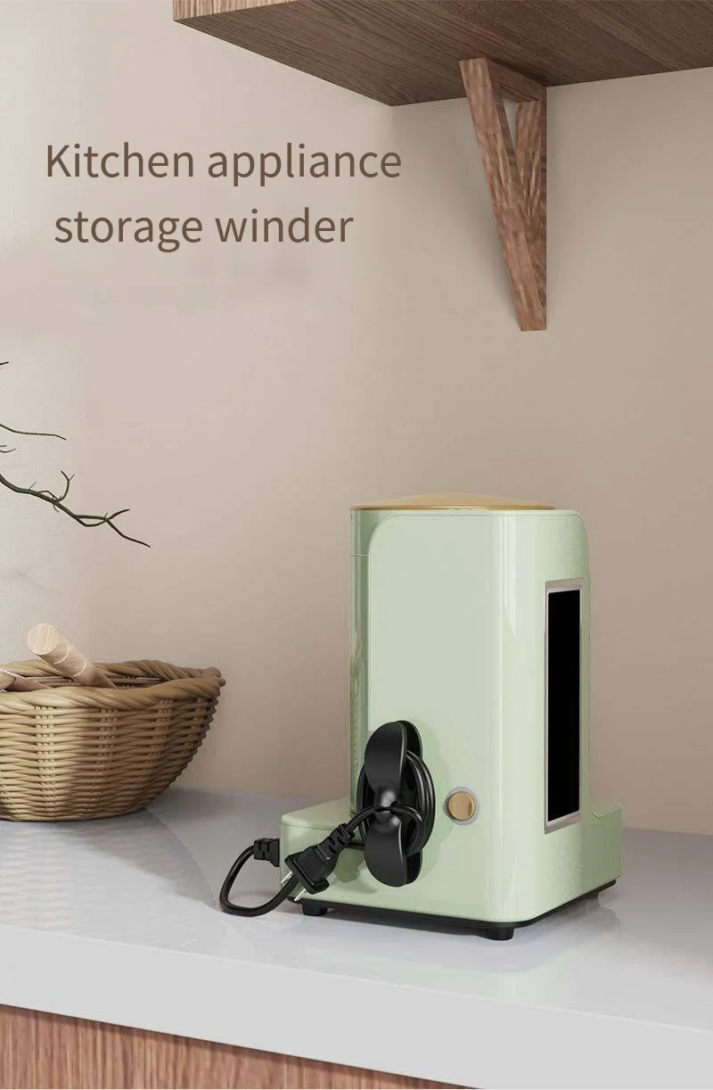 Kitchen wire winder Home appliance soft wire storage fixer Winding silicone finishing wire clip details