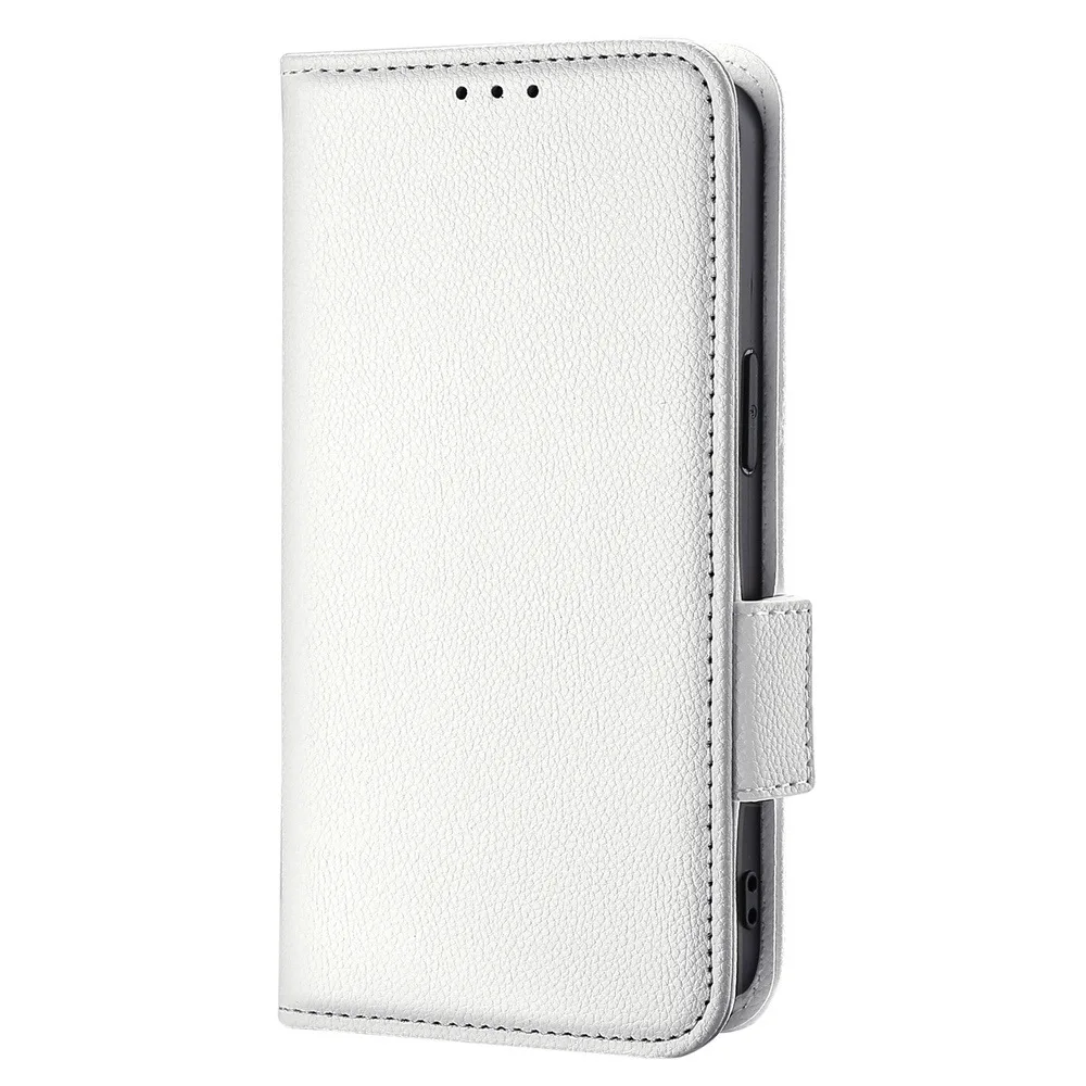 Pure Color TPU Leather Flip Cover Textured Leather (Pebble Grain)  Card Slot Wallet For Motorola E 20 30 40  Business High End supplier