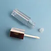 Transparent Tube with Silver Lid