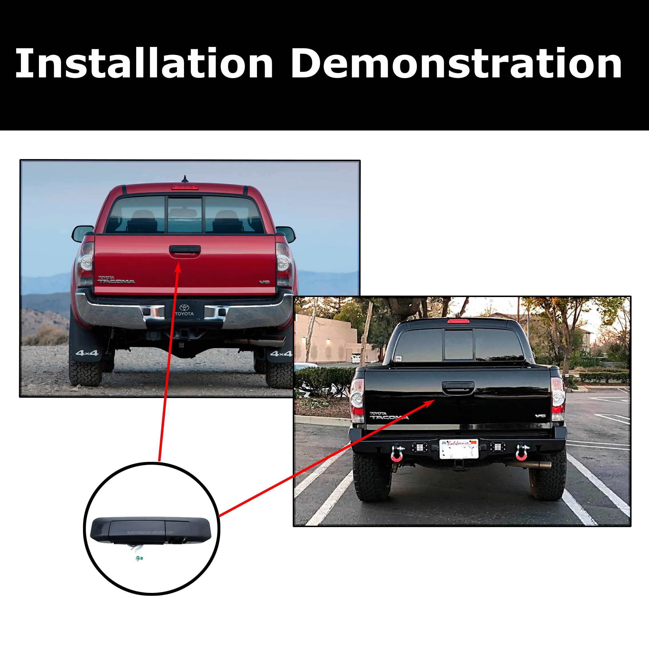thumbnail image 2 of HERCOO Tailgate Backup Camera For Toyota Tacoma Philippines 2 of 10
