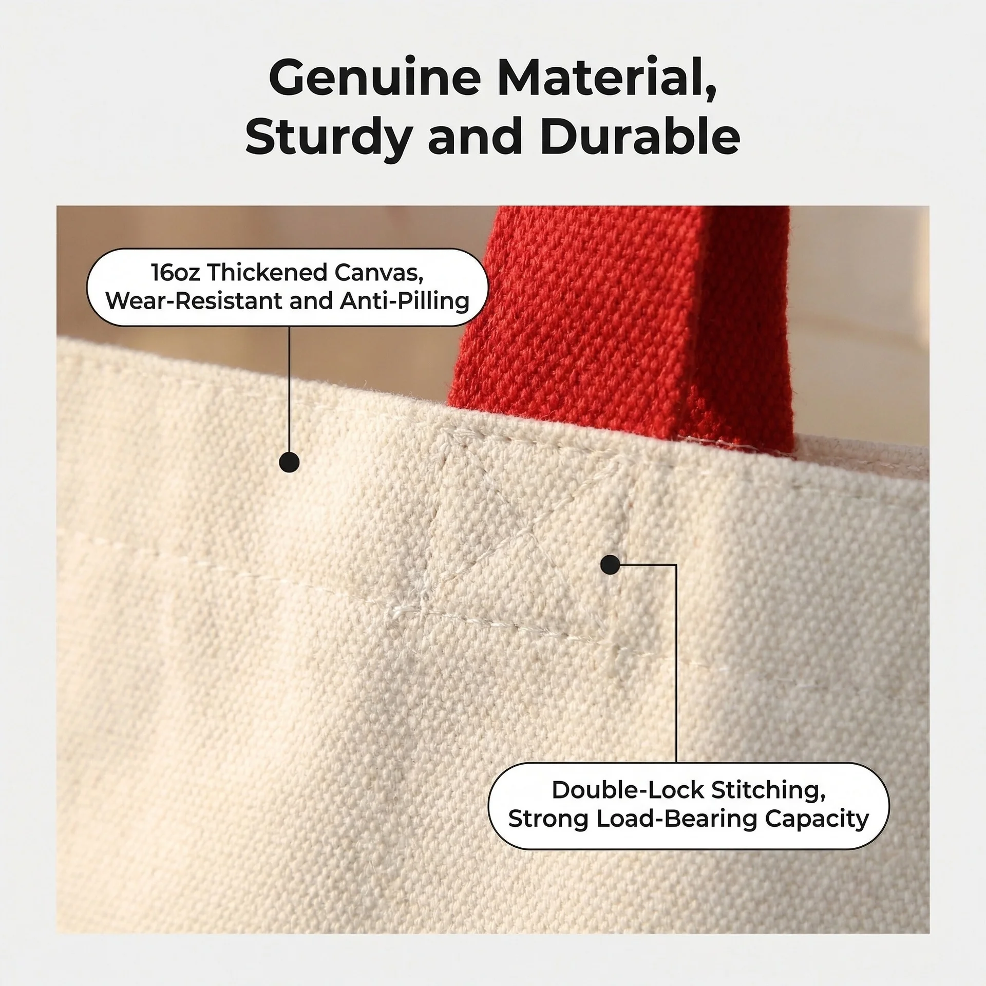 Cross-border Spot Blank Woven Canvas Bag Large Capacity High Appearance Handbag Custom Logo Pattern Outdoor Commuting Cotton UV preview 5