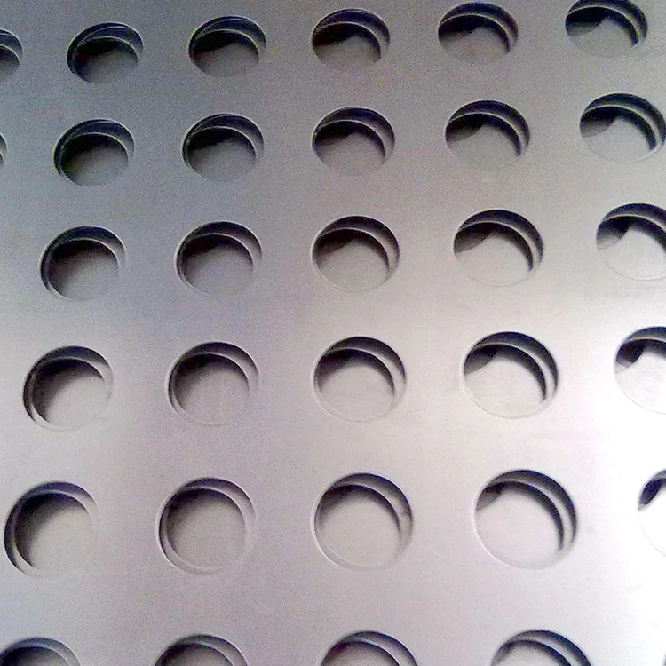 Custom Metal Mesh Perforated Sheet Punching Hole Mesh for Wall Aluminum Cladding Panels
