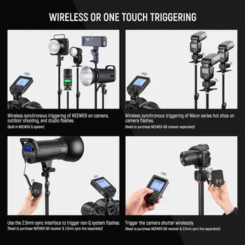 NEEWER QPRO-N Wireless Trigger TTL Flash Trigger for Nikon Camera detail image