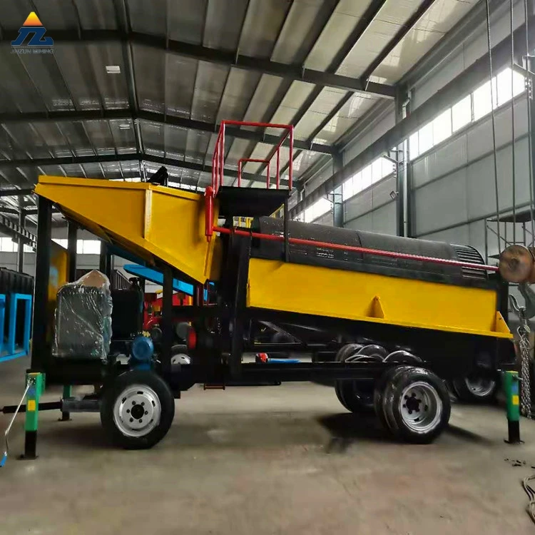 Best Price Government and Private Projects Gold Wash Plant with Sluice Gold Extraction Gold Trommel Machine
