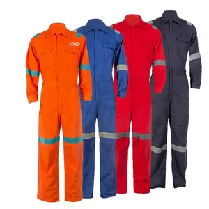 Industrial Mechanics Fire Resistant Workwear FRC Hi Vis Work Clothes FR Uniform Overall Aramid Flame Retardant Welding Coverall