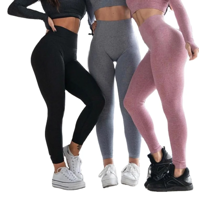 Women Fitness Leggings High Waist YOGA Pants Gym Running Sports Stretch Trousers 