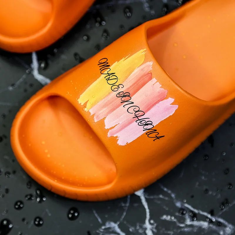 Couples Slides Shoes Summer Non-slip Sandals Men Indoor Home Bath Platform Slippers Women