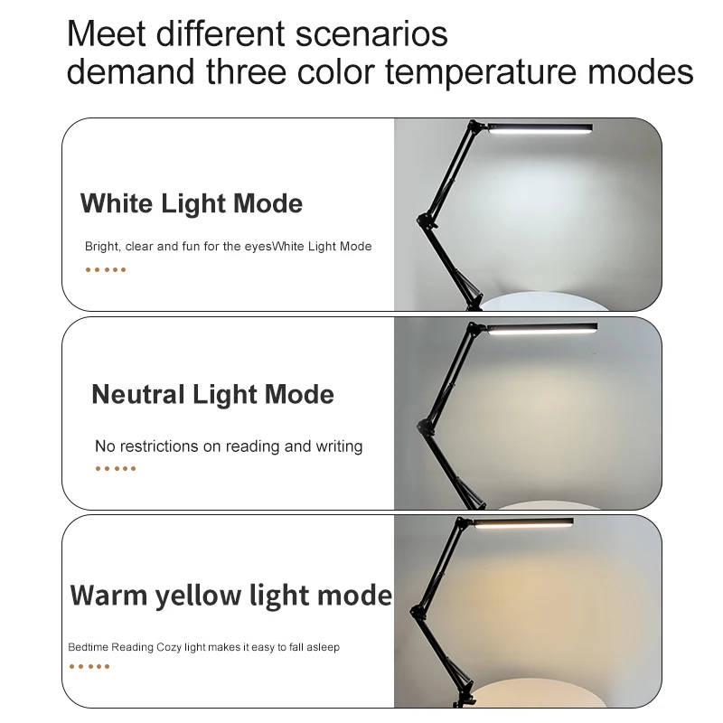 TD01 LED Study Lighting Desk Lamp Eye Protection Efficiency