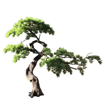 Factory wholesale Indoor Artificial Bonsai Pine Tree From Chinese Designer