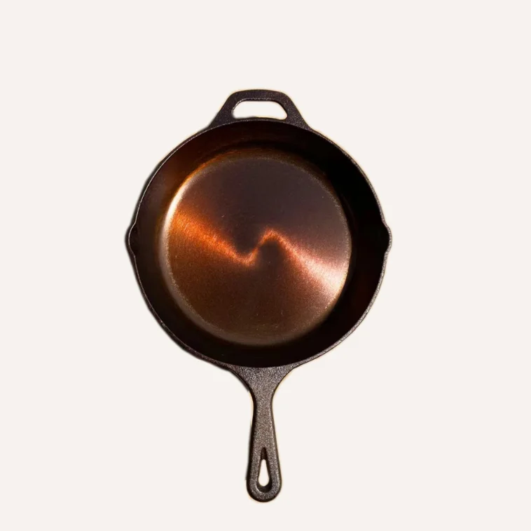 Высококачественная чугунная посуда полированная сковорода с антипригарным покрытием