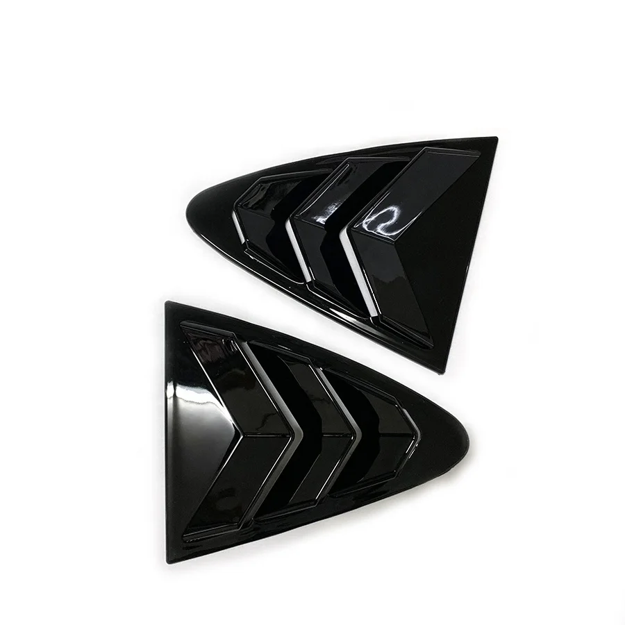 Rear Window Shutter Cover Triangle Shaped ABS Panel for 2017 2018 Cruze Chevrolet Vent Trim Car Body Kits Accessories
