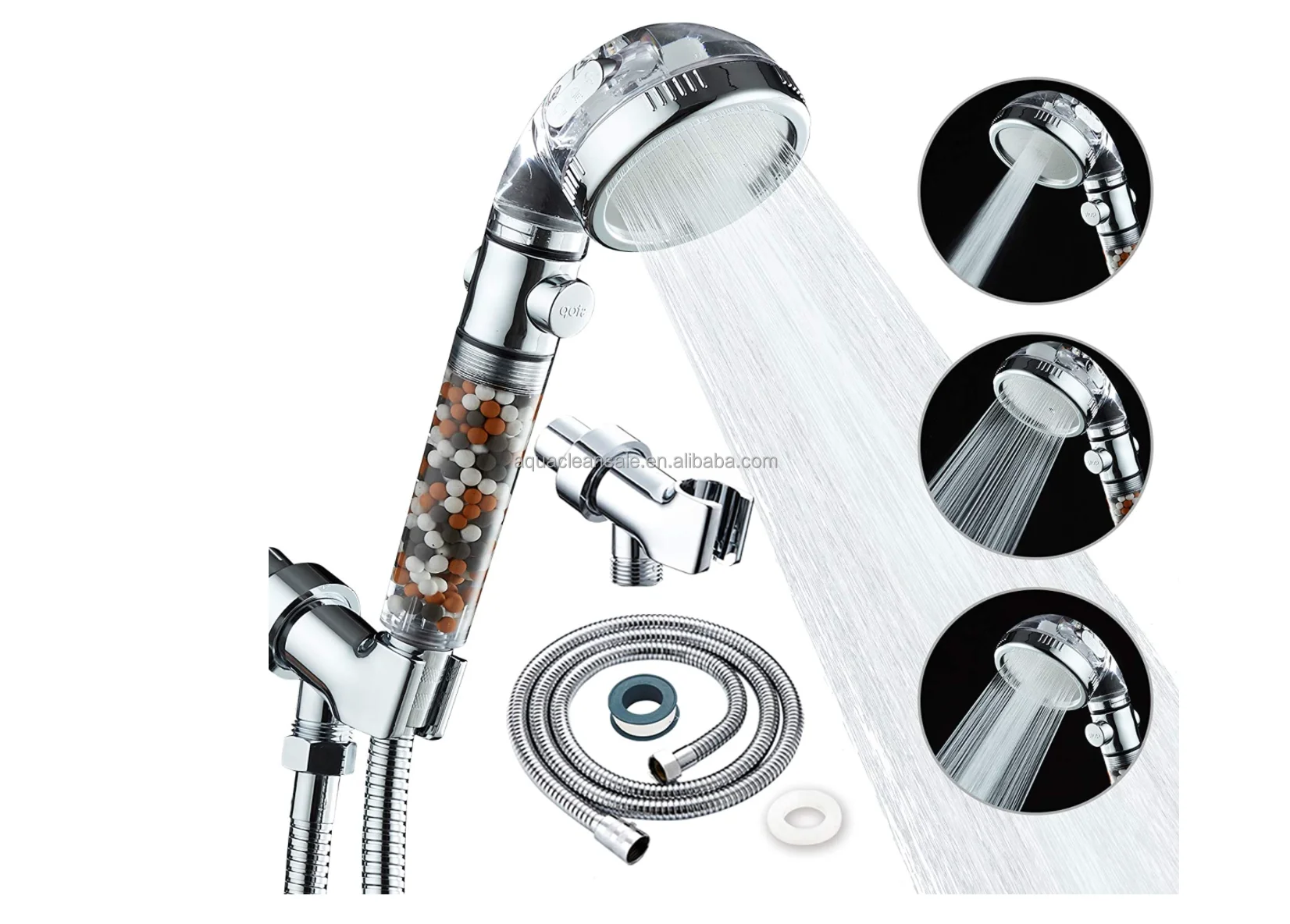 Water Saving Shower Head Filter Calcium Sulfite Remove Chlorine Buy