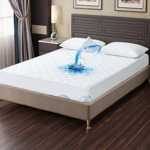 Hotel king Queen Twin Size Microfiber Fabric 200GSM Filling Quilted Bed Mattress Protector