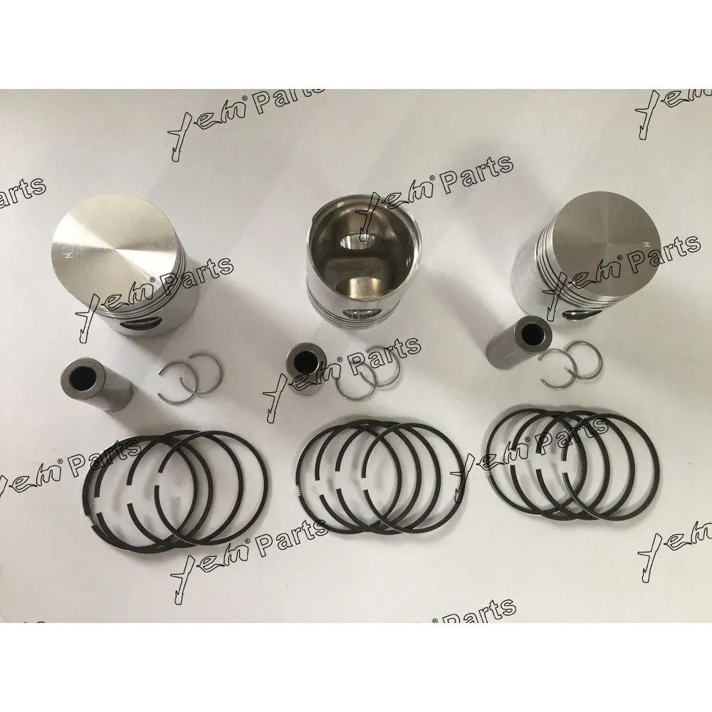 For Yanmar Diesel Engine 3T84 Cylinder Piston Kit With Piston Ring 3