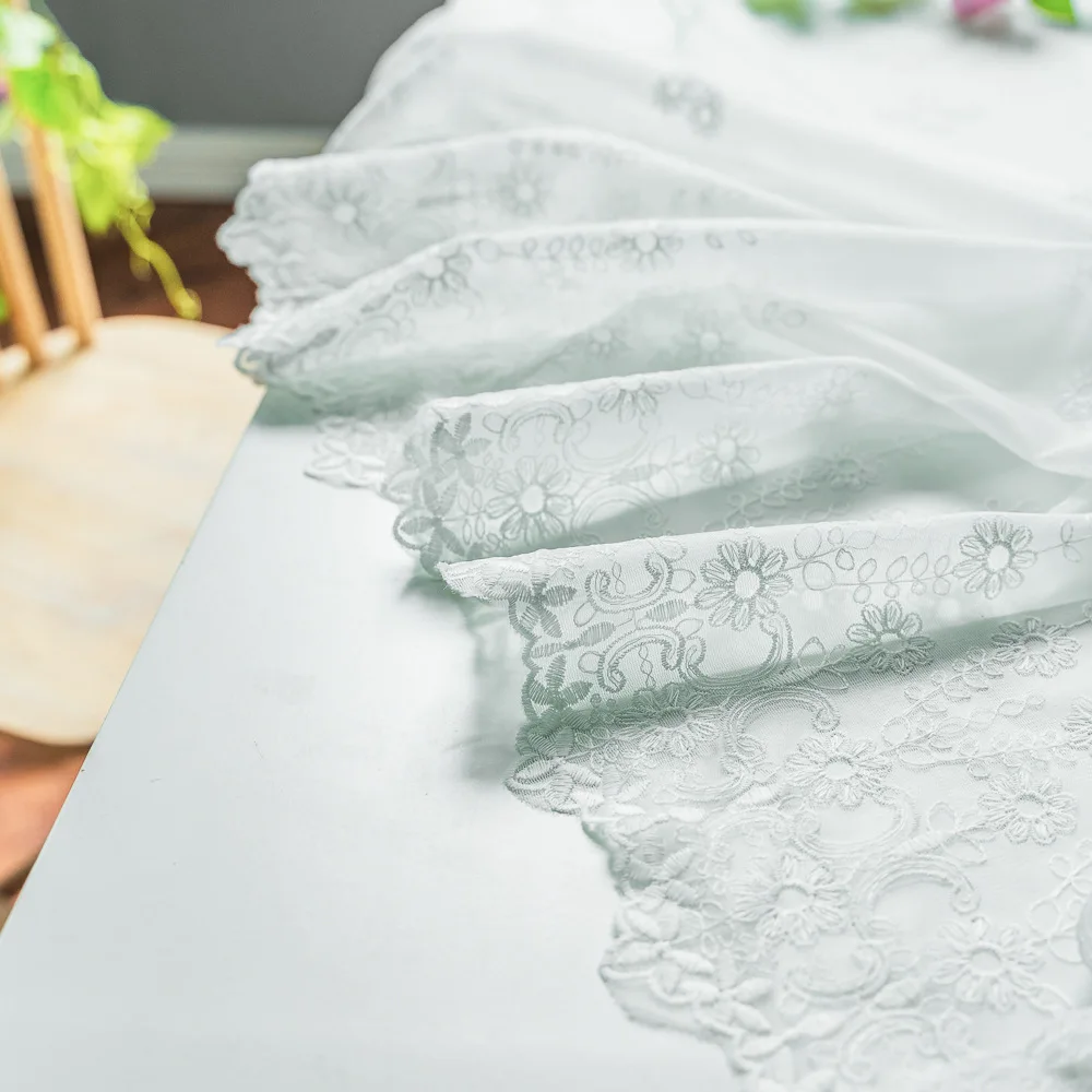 Белая шифоновая скатерть из 100% полиэстера, шифоновая Скатерть для свадьбы, Рождества