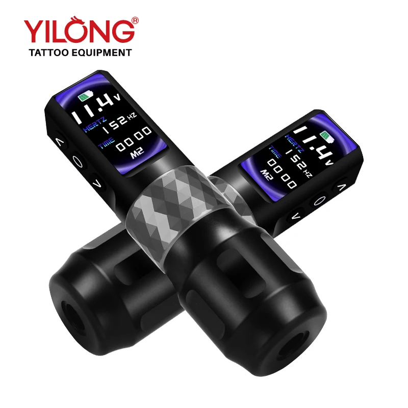 F6 Digital Timing Function Machine 2000mAh OLED  Screen Brushless Motor Tattoo Pen Machine Battery  Factory Supply Premium