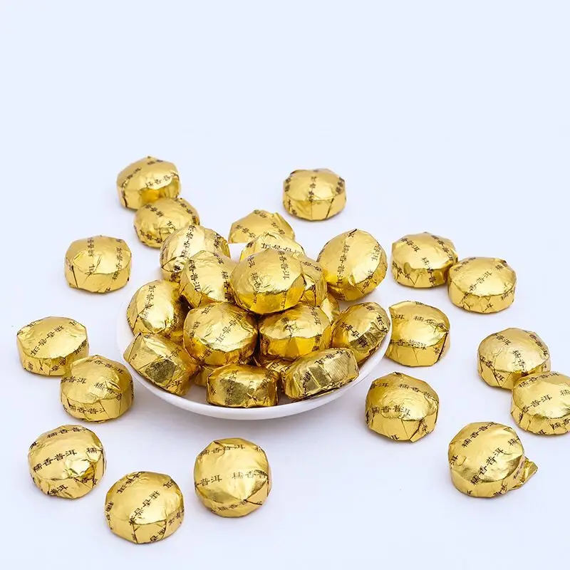 Chinese Gold Mini Cooked Pu Erh Tea Cake Fermented Puer Buy Puer Tea Mini Puer Fermented Puer Product On Alibaba Com