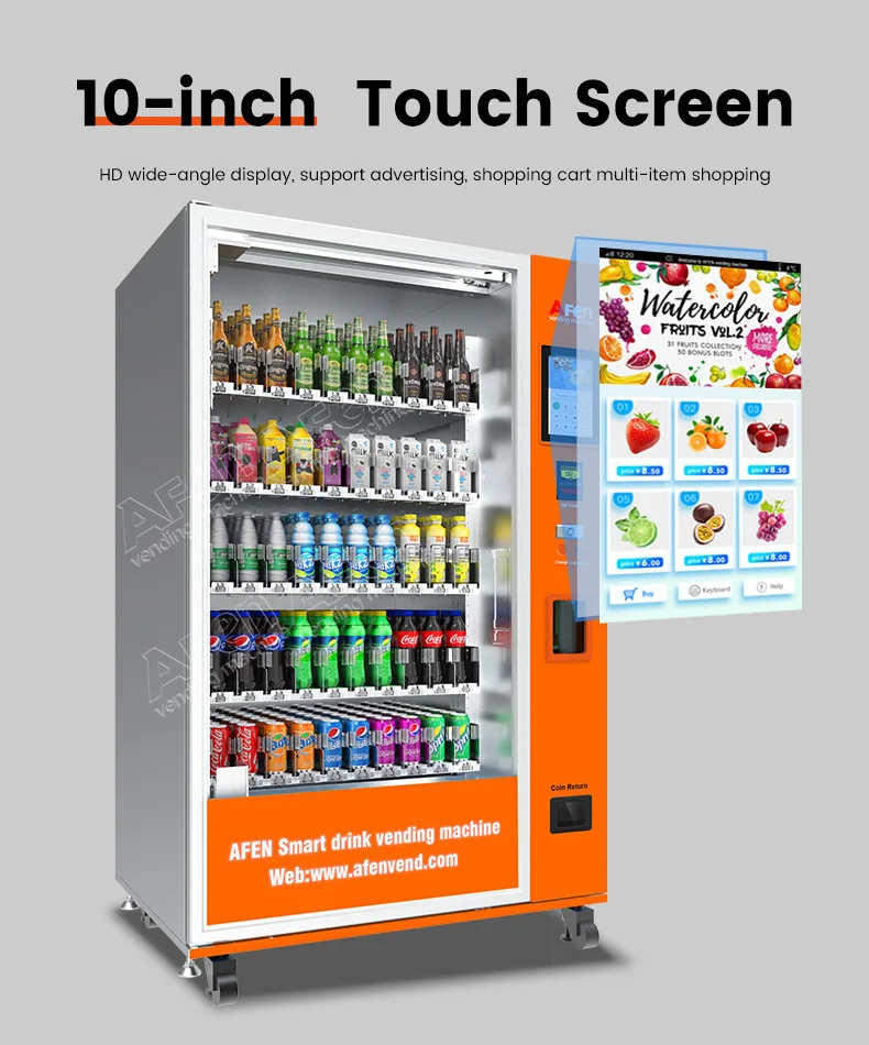 AFEN Wending Machine New Arrival Vending Machines Glass Bottle Drink Vending Machine for Sale