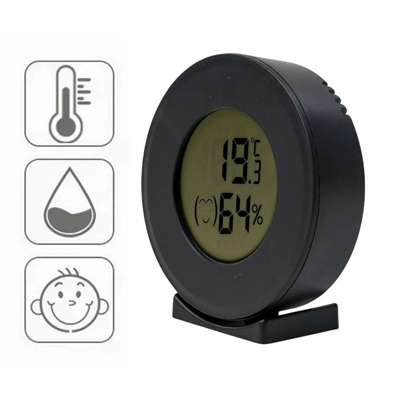 Digital Humidity Gauge Battery Powered Portable Small Indoor Thermometer Sensitive Temperature Humidity Meter