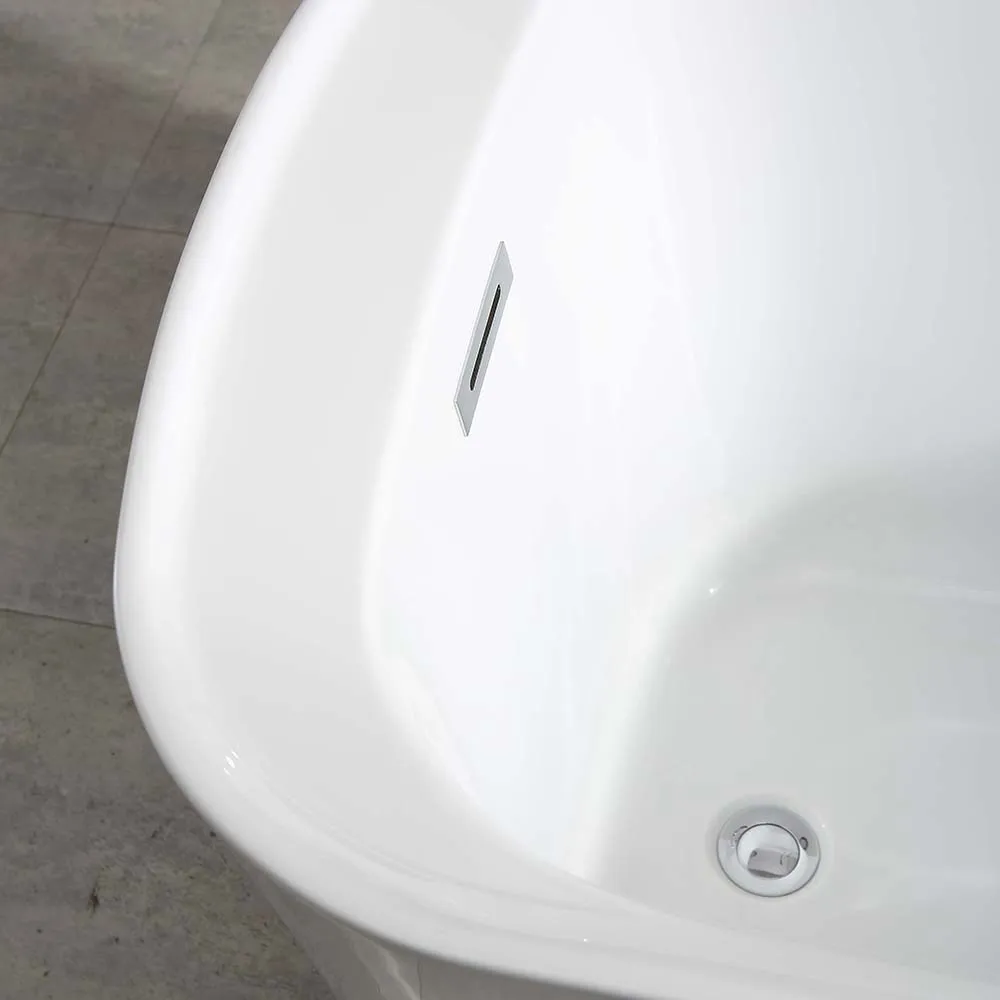 Acrylic Freestanding Bathtub Popup Drainer Included Affordable Acrylic