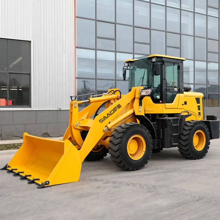 FREE SHIPPING Front End Loaders Compact Mini Diesel Loader  Snow Plow Wheel Loader Hydraulic