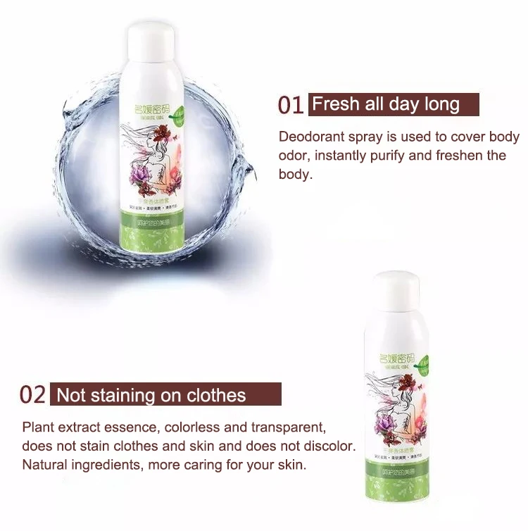 Oem Odm Armpit Antiperspirant Underarm Odor Deodorant 210ml 24h Stay