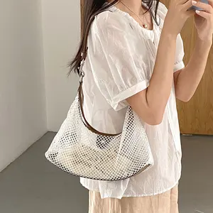 Manufacturers Custom Logo 2026 Personalized Women'S Trendy Knitting Bags Woman Woven Shoulder Bag