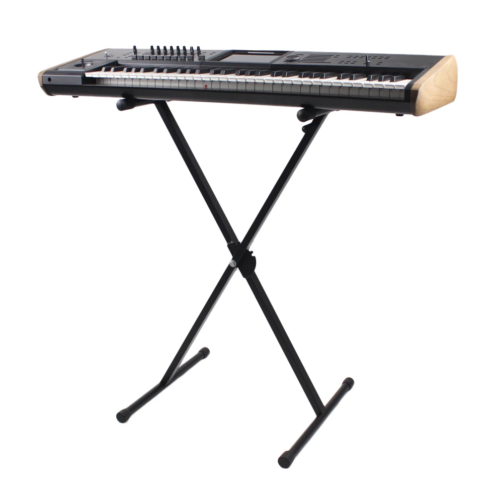 Ksa4tb Adjustable Portable X Music Keyboard Stand Wheels Display