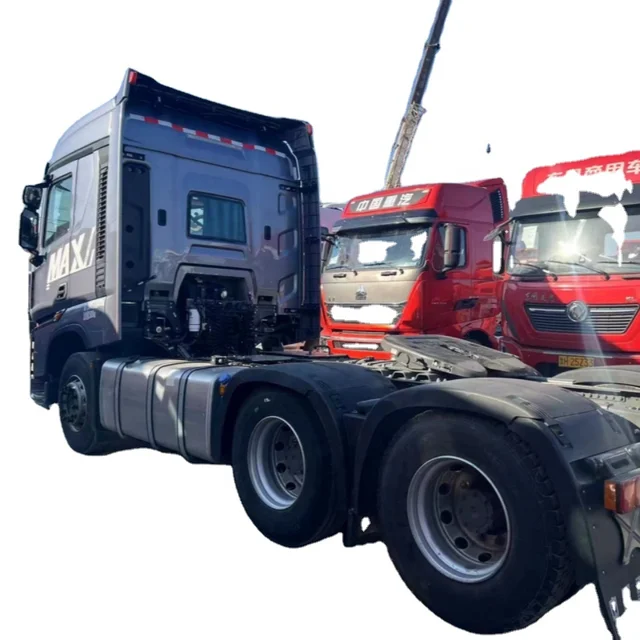 Used HOWO 6*4 Heavy-Duty Diesel Truck Euro 5 Standard Automatic Transmission Left Steering Air Suspension Tractor