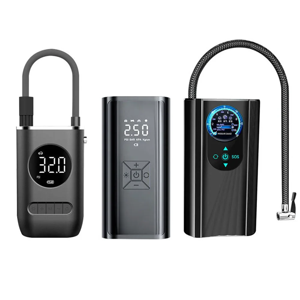 Upgraded Portable Air Pump Handheld Multi Functional Intelligent Tire Inflator