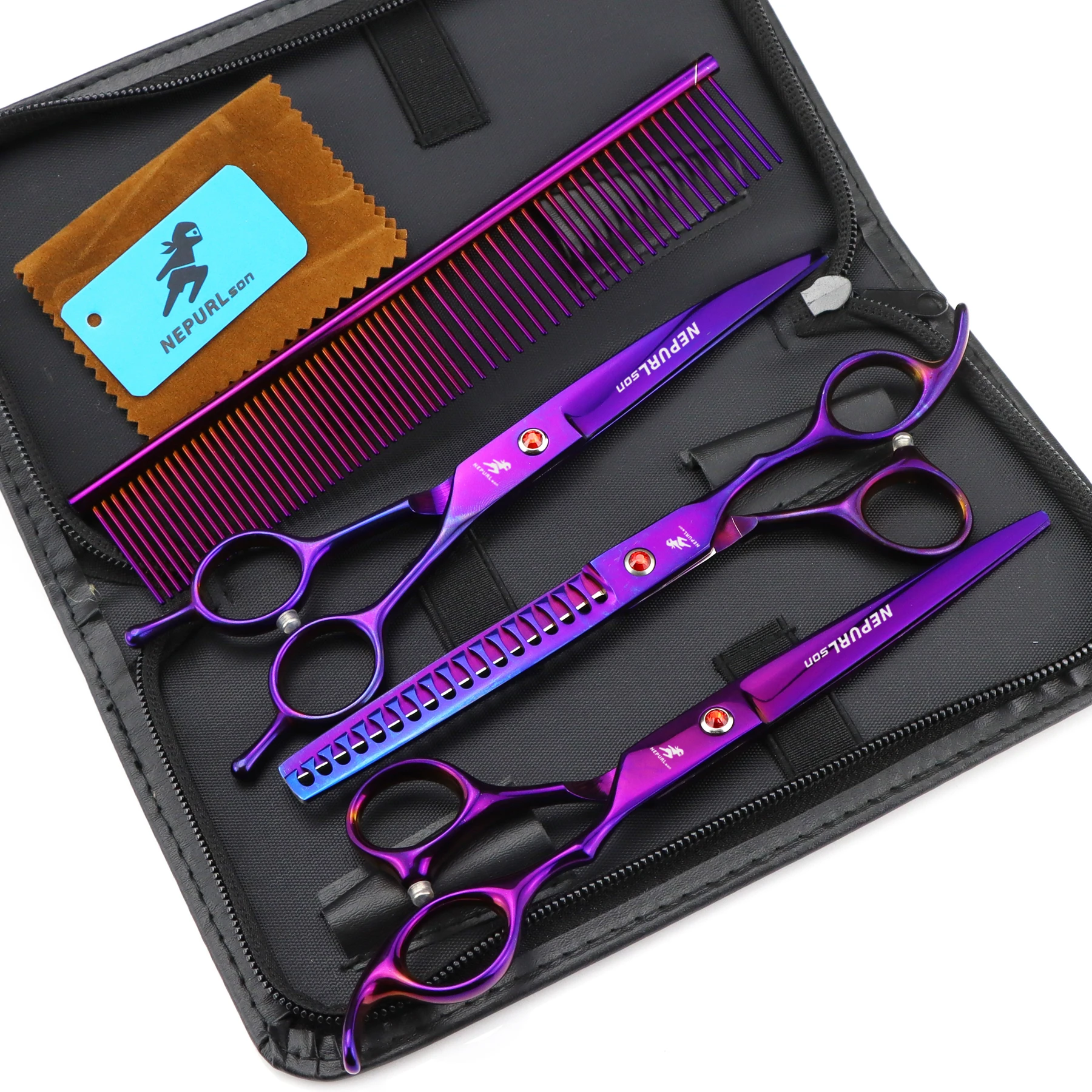 7.0インチ PP-3 NEPURL プロフェッショナル パープル3 シザー