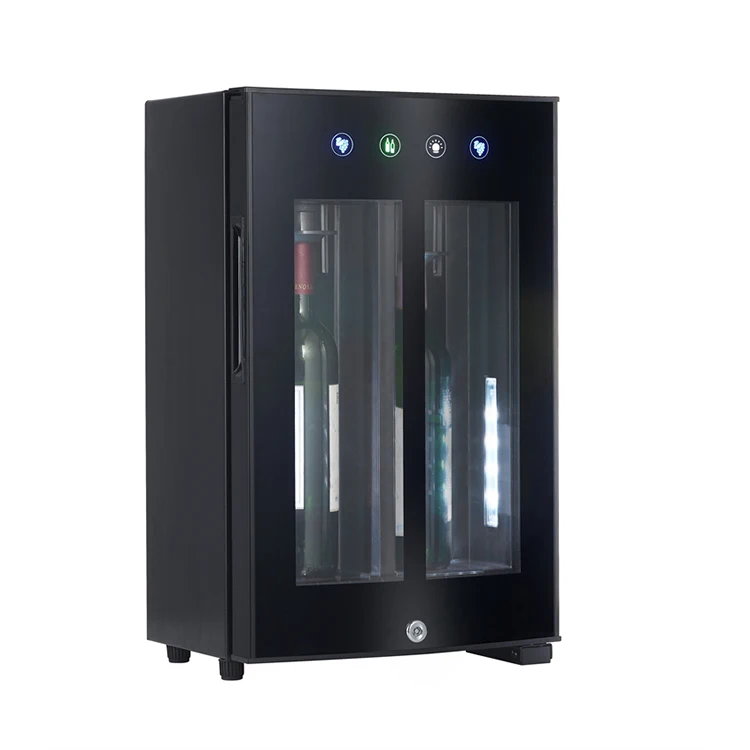 Wholesale  price household  electric 2 bottles  wine cooler dispenser machine with wine preservation system