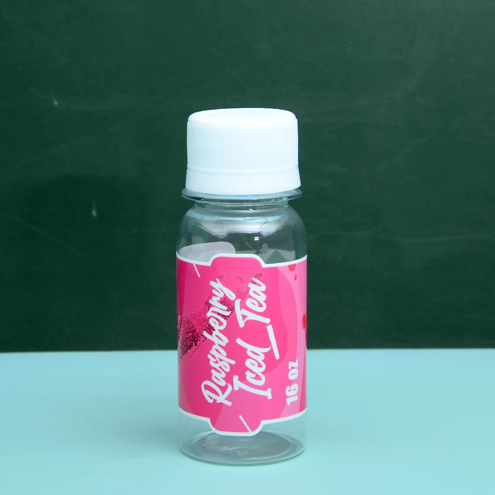 10 Pcs Iced Tea Bottles Sealable Containers Small Water Clear Drink Caps  Ginger Shot Beverage