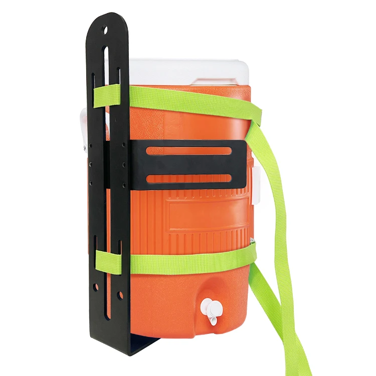 JHMech Water Cooler Trailer Rack HeavyDuty Outdoor Black 5MM Carbon Steel 5 Gallon Water